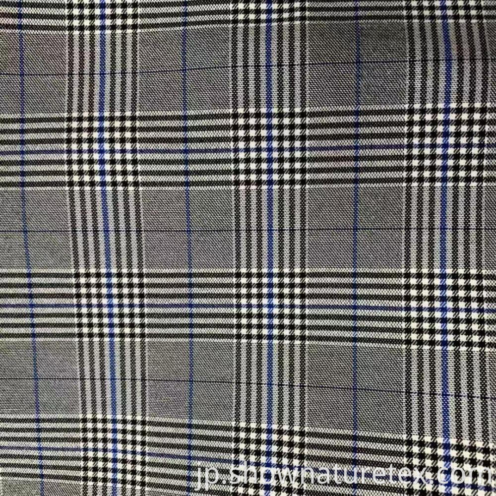 High Stretch Check Fabric for Pants